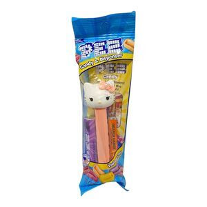 Pez Hello Kitty Candy Dispenser With Candy .58 Oz Expiration June 2029